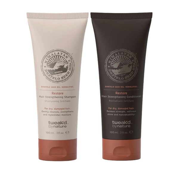 Tweak'd Dhatelo Restore Hair Strengthening Shampoo & Conditioner 3oz Each SEALED - Picture 1 of 2